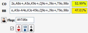 bb vs co poker hand equity