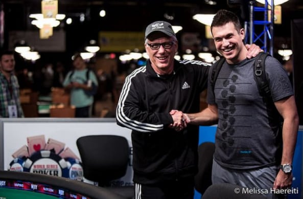 James Woods Doug Polk 2015 WSOP James Woods Doug Polk 2015 WSOP