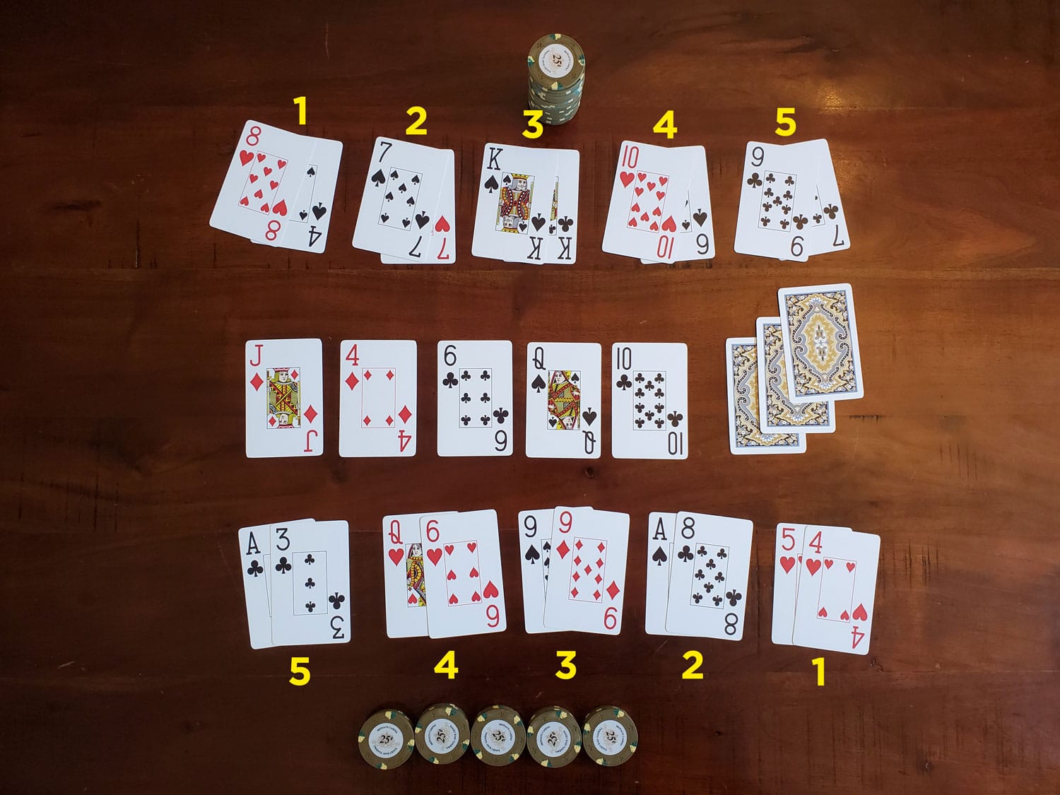 moss poker showdown