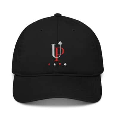 White & Red UP Hat