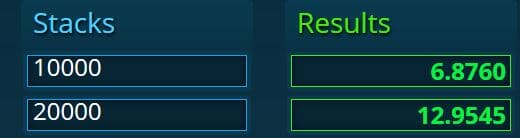 early stage poker tournament ICM example 