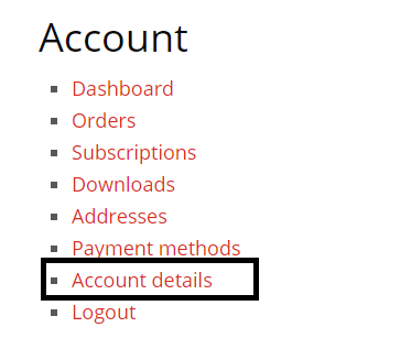 Account Details