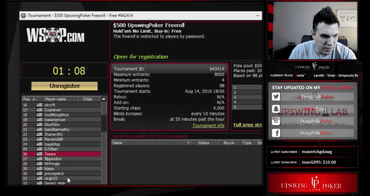 doug polk challenge upswing poker freeroll