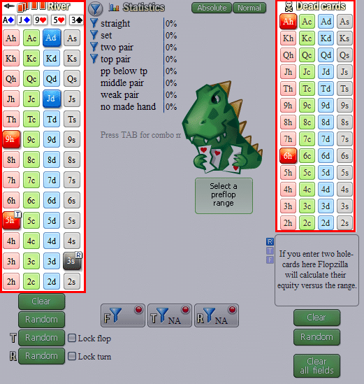 analyze poker hands with flopzilla