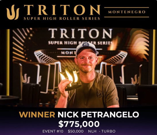 Nick Petrangelo Triton win